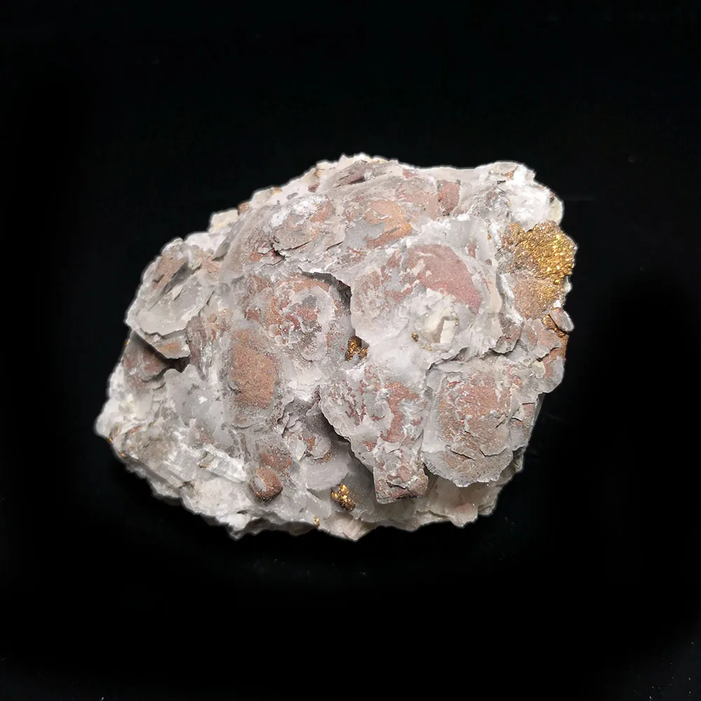 

325g C6-2 Natural Calcite Pyrite Mineral Crystal Specimen Home Decoration from Hunan Province China