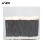 100 шт. двухсторонние наконечники из полиэстера, чистящие палочки, палочки без пыли для принтеров