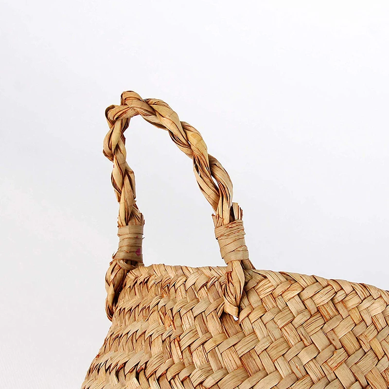 Toys Storage Baskets - Seagrass Wicker Hanging Flower Pot Basket for Laundry and Home Organization image 5