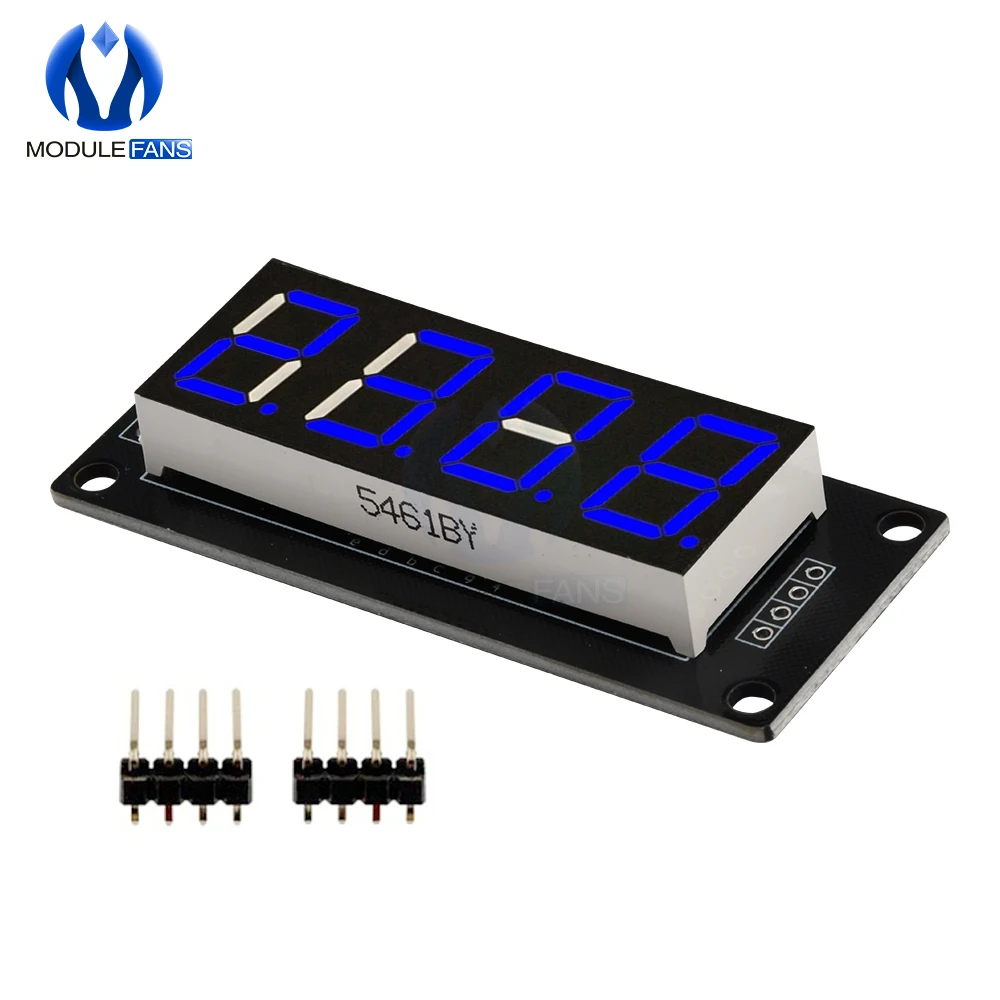 Светодиодный дисплей TM1637 4 значный индикатор для Arduino сделай сам 0 56 дюйма красный