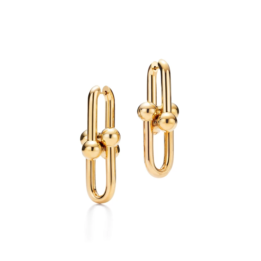 

Fashion new three color chain earrings
