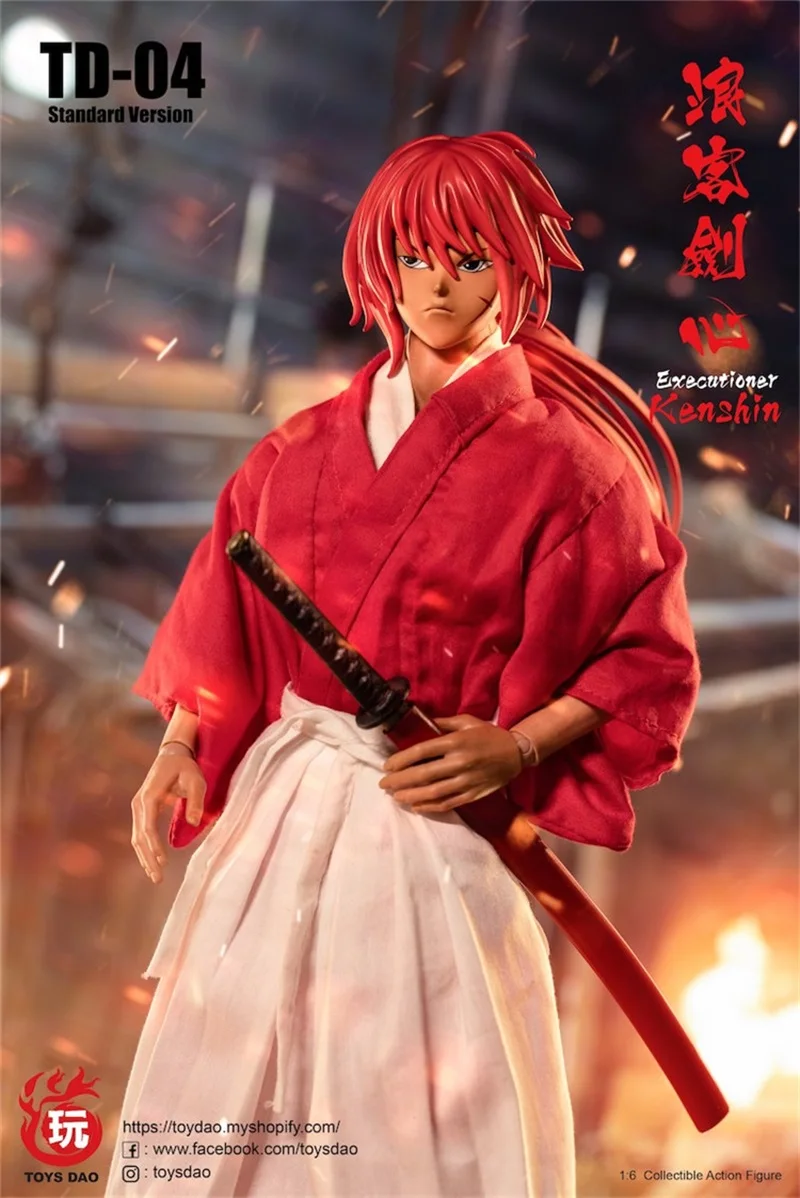 

В наличии TOYSDAO масштаб 1/6, солдат, реальная модель, Kenshin Himun, полные фигурки для коллекции