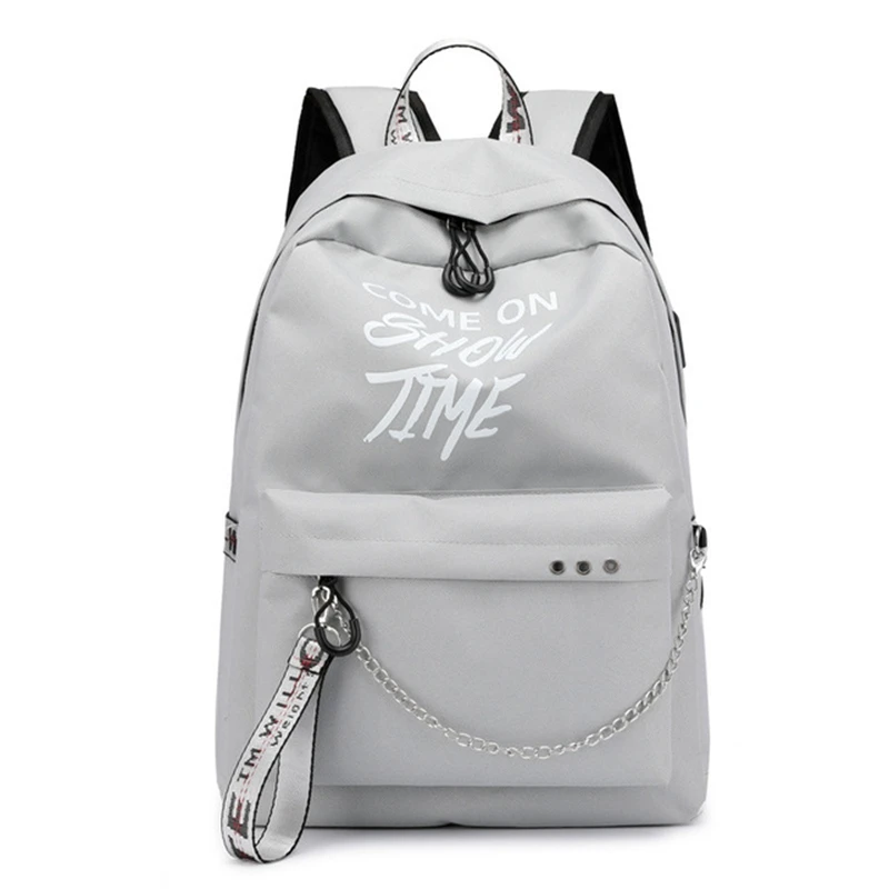 Водонепроницаемый рюкзак для ноутбука женский модный девочек черный женская