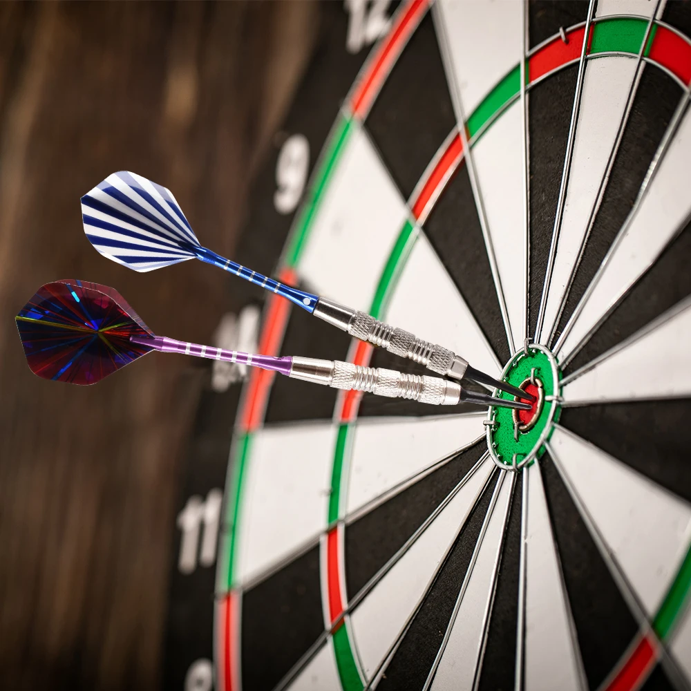 

12 Pcs/set 23g Keel Type Darts Needle 5-Wire 60PCS Aluminum Pole Dart Set Durable And Durable Indoor Sports