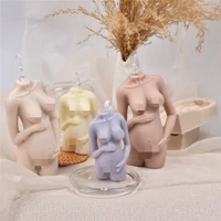 height 85 7cm silicone candle pregnancy mold female body aromatherapy 3d stereo diy handmade creative decorating nude crafts