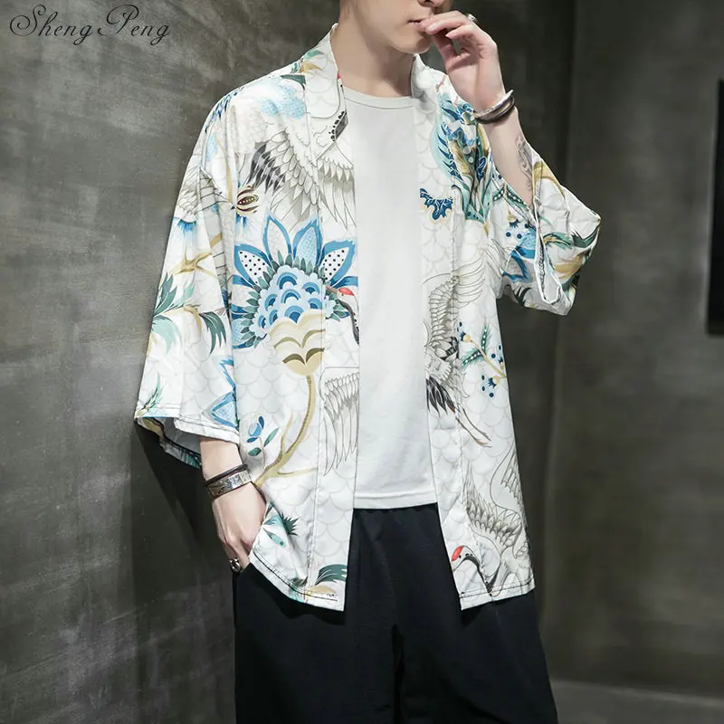 Традиционные японские кимоно онлайн Китайский магазин кардиган мужской