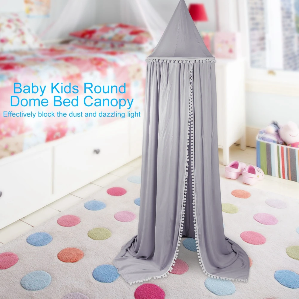 Скандинавская хлопковая декоративная шторка с помпоном в виде шариков для