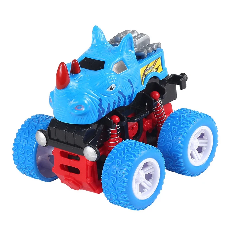 

Mini Inertial Off-Road SUV Vehicle Juguetes Carro Four-Wheel-Drive Plastic Children Toy Car Friction Stunt Car for Kids Boys