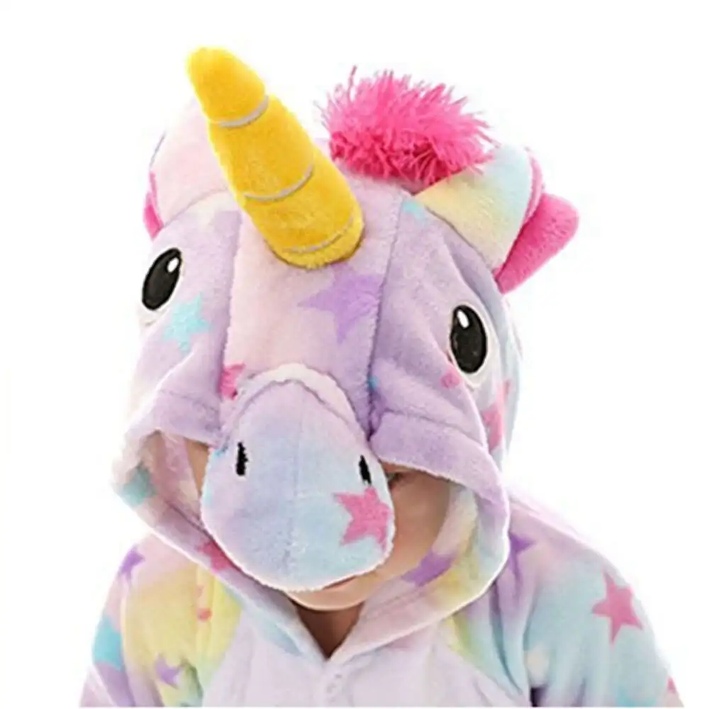

Star Pegasus Pajama Unicorn Costume Jumpsuit Hooded Kids Onesie Children Kigurumi Women Sleepwear Nightwear