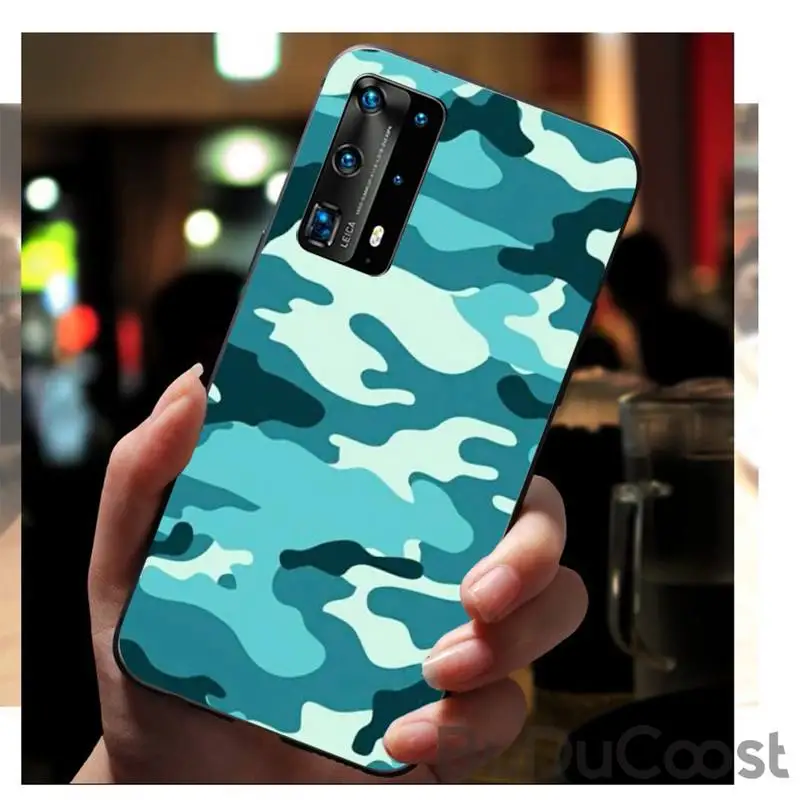 Камуфляжный чехол для телефона Huawei P9 10 20 30 40 P Smart 20lite 2019 P30 lite Pro 2017 | Мобильные