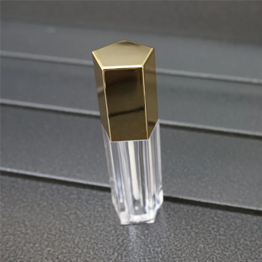 

5/10/20/30/50pcs Empty Gold Plastic Lipgloss Bottle,Creative Portable Lip Gloss Tube, Lipstick Tube