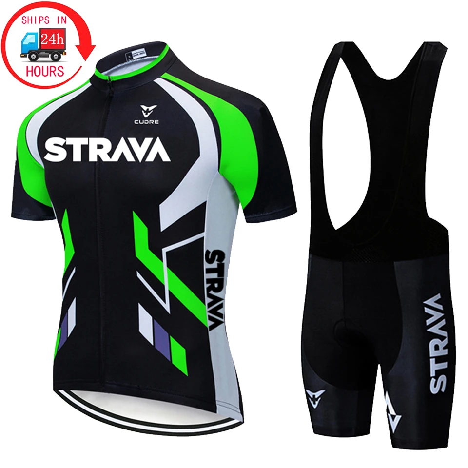 

STRAVA 2021 Pro Team Cycling Clothing 20D Road Bike Wear Racing Clothes Quick Dry Men's Cycling Jersey Set Ropa Ciclismo Maillot