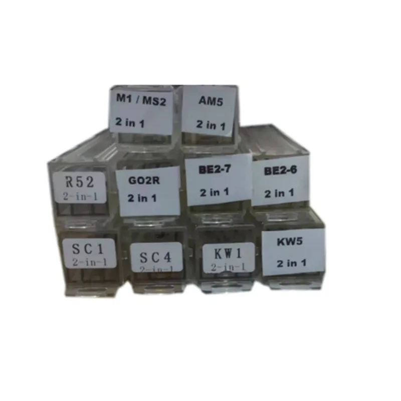 Гражданский инструмент 4 шт./лот оригинальный Lishi 2 в 1 KW1 KW5 SC1 SC4 наборе инструменты