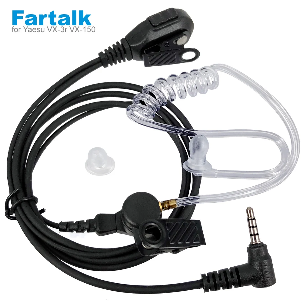 PTT гарнитура с микрофоном для YAESU VERTEX VX 3R 2R VX3R VX5R FT 60 VX2R VX150|Запчасти и аксессуары