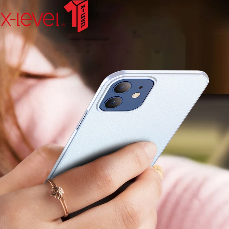Прозрачный чехол X Level для iPhone 12 Pro Max ультратонкая ПП задняя крышка телефона Mini