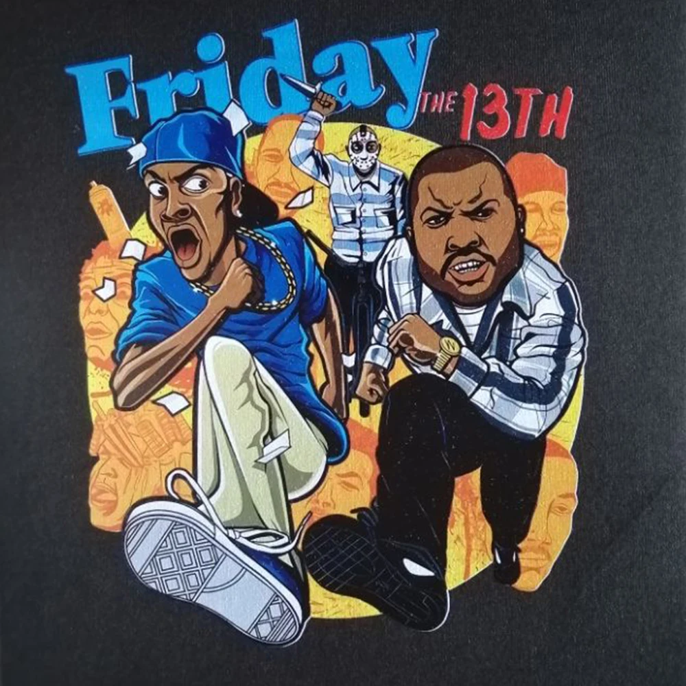 Новинка 2020 мужские классические Забавные футболки с принтом из мультфильма Friday