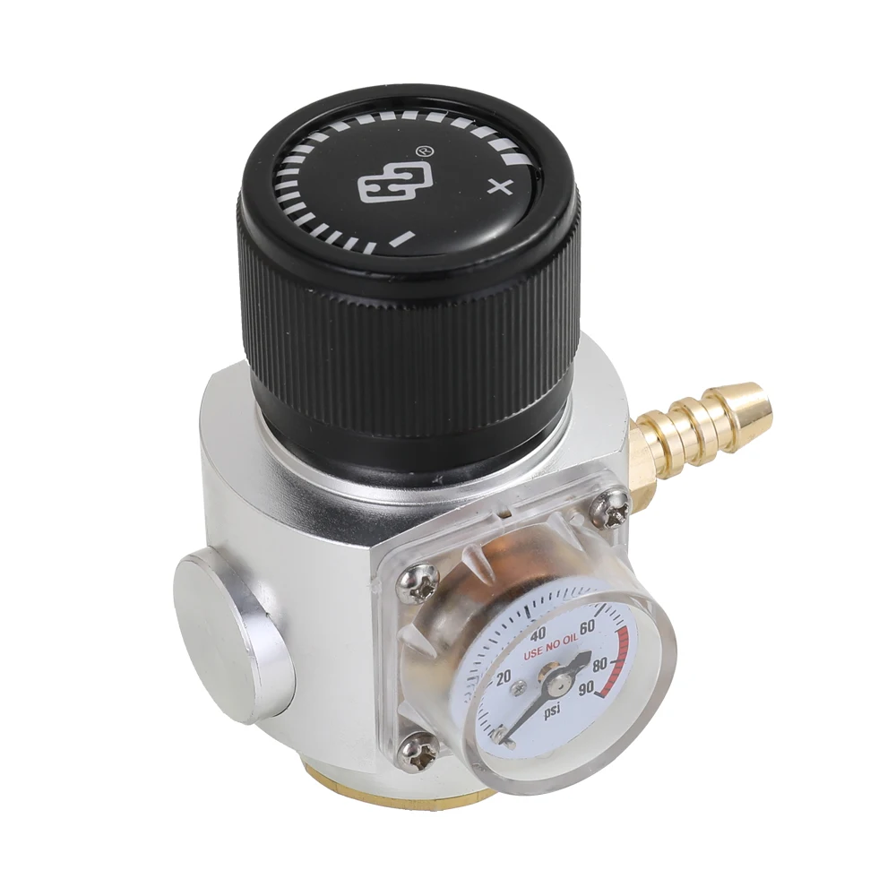 

New CO2 Regulator Mini Gas Regulator CO2 Charger Kit 0-90 PSI for Sodastream co2 Bottle Draft Beer Kegerator Soda