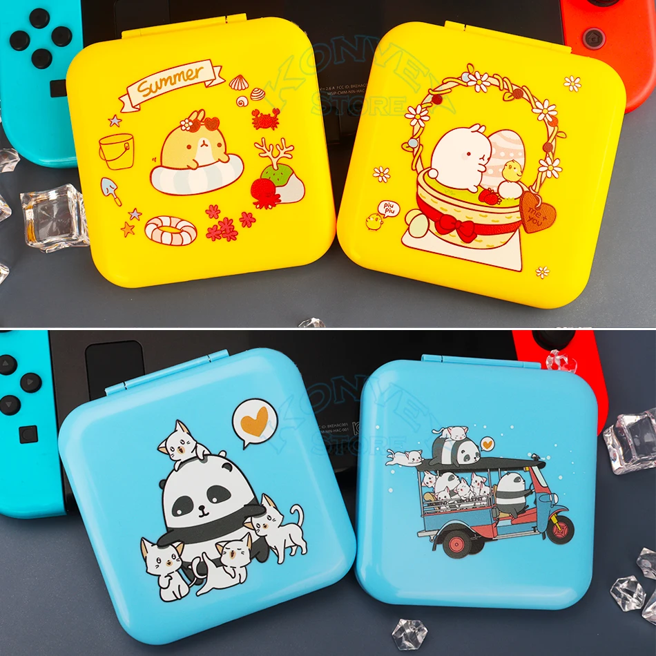 Милый чехол для игровых карт SD-карт серии Nintendo Switch с пересечением животных