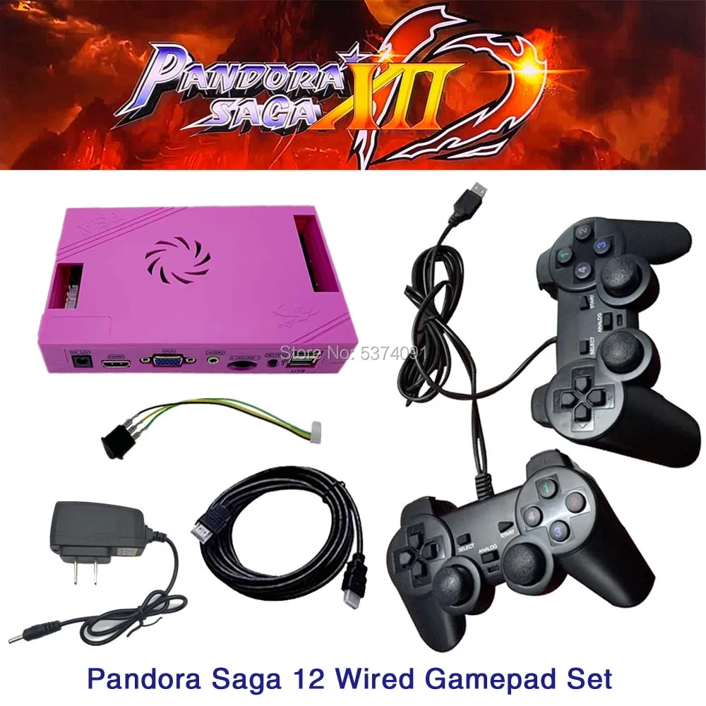 3188 в 1 Pandora Saga Box 12 семейная версия платы 40p аркадная плата для монет HD видео Jamma игры HDMI VGA FBA MAME материнская плата - Цвет: box12 wired suite