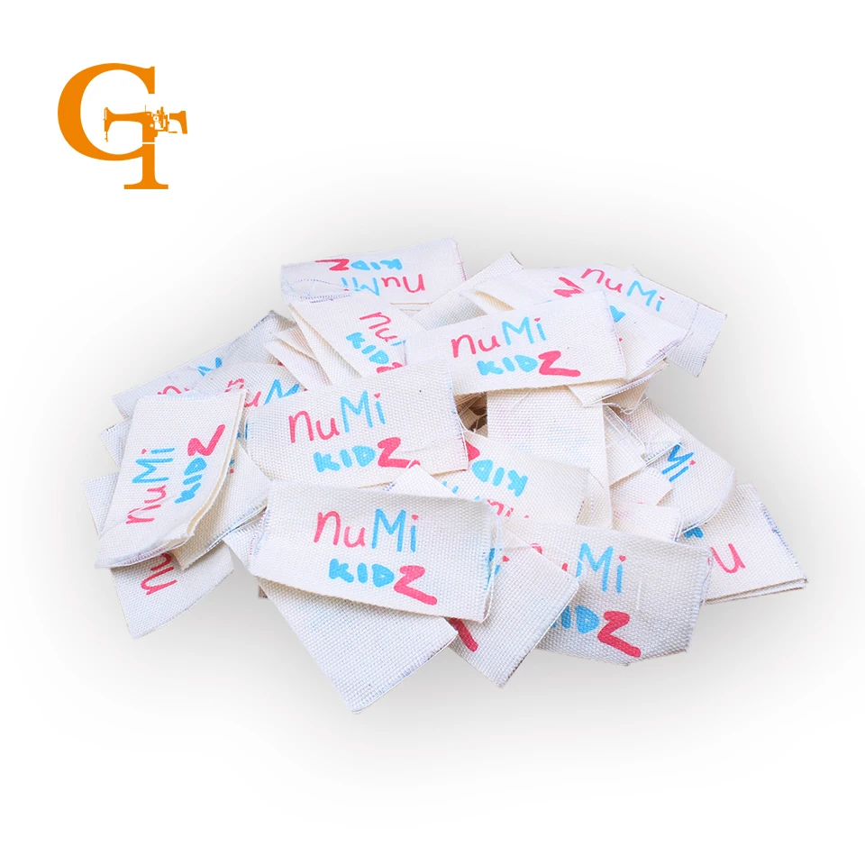 Бесплатная доставка одежды на заказ печатная хлопковая бирка для шитья экрана