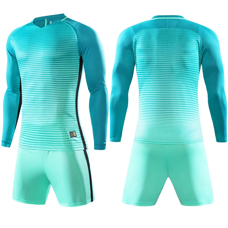 Мужские и детские футбольные Трикотажные изделия Униформа с длинными рукавами