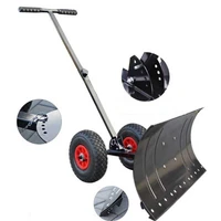 7442cm snow removal shovel defrosting cart cleaning push snow mover