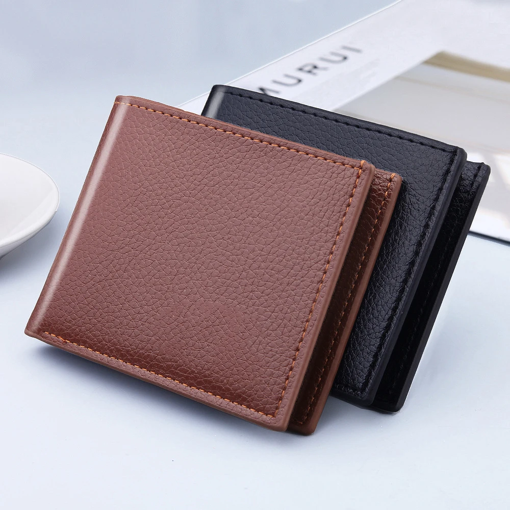 

Caze kyts 2020 new men's short wallet business ticket wallet wallet solid color wallet ultra-thin men's wallet