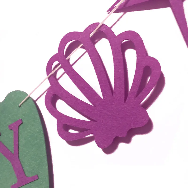 1 комплект гирлянда на день рождения вечерние летние баннеры в виде русалки флаги