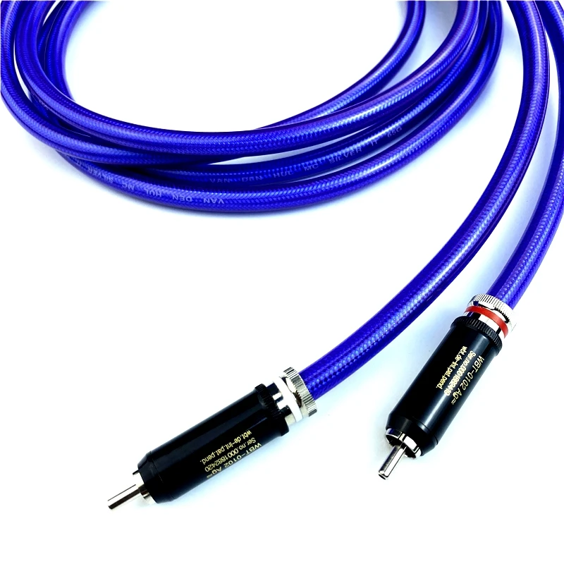 HIFI VAN DEN HUL MC серебристый IT 65G RCA штекер для самостоятельного подключения