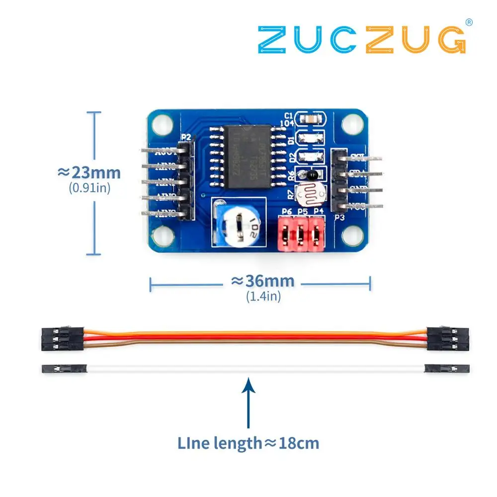 PCF8591 AD/DA модуль преобразователя аналого цифро аналоговое преобразование для Arduino
