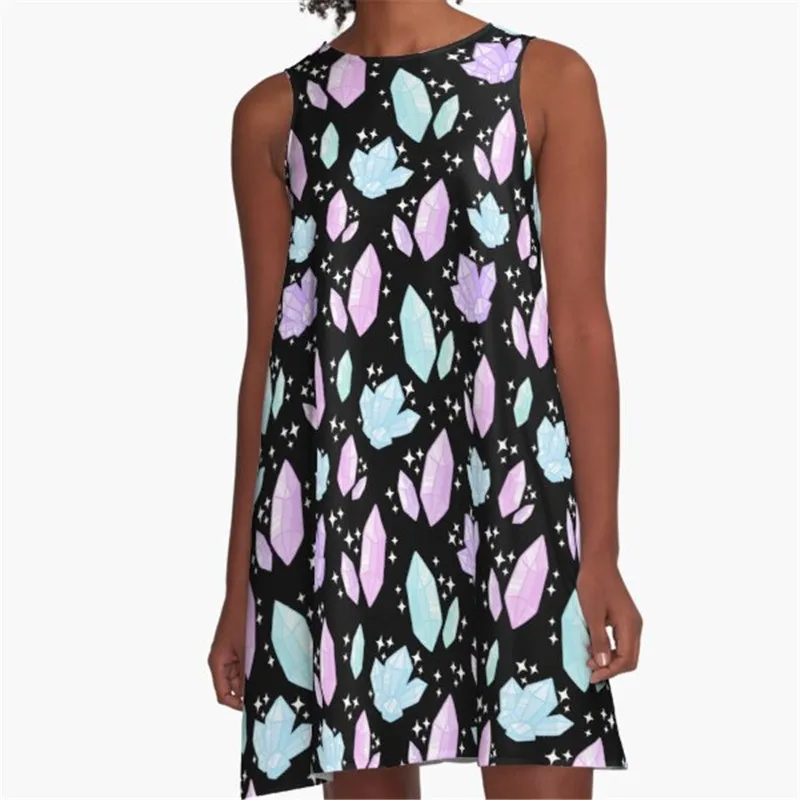 

Fashion Women summer dresses Mandala pink Printed A-Line Boho Dress for women harajuku Sexy ladies mini short beach dress