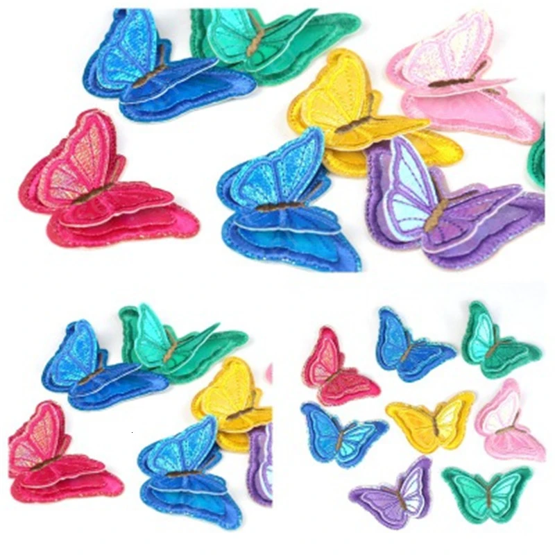 Компьютерная вышивка трехмерная бабочка аксессуары для рукоделия детали