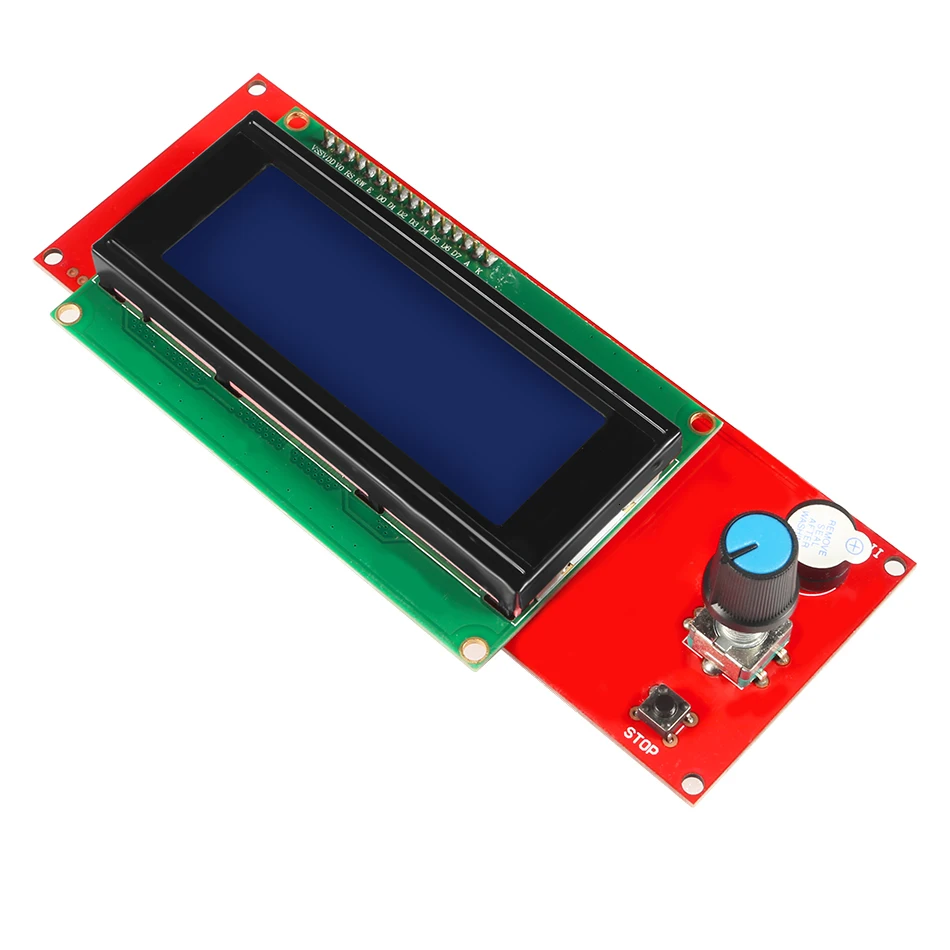 1 шт. 3D принтер Reprap с ЖК дисплеем и умным управлением Ramps 4 2004|Детали аксессуары для