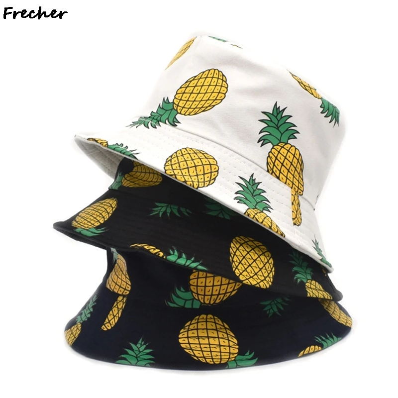 

2022 Fashion Reversible Cow Pattern Bucket Hats Fisherman Caps For Women Gorras Summer Sunscreen Female Sunhat Fashion Panama