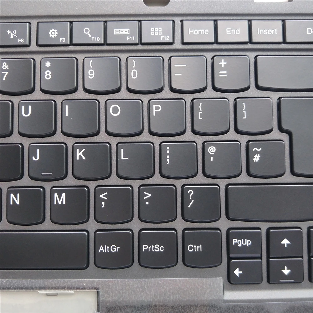 Клавиатура с подсветкой для ноутбука LENOVO X1 Carbon 3rd UK Key Cap черная клавиатура серая C