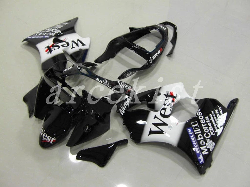

New ABS Injection Mold Fairing kit for Kawasaki ninja ZX6R 636 ZZR600 600cc 2001 2002 2000 00 01 02 fairings set custom west