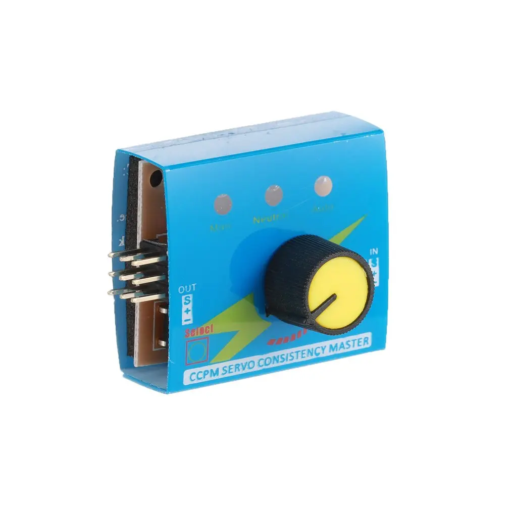 

Мульти тестер сервоприводов 4,8-6V со светодиодным индикатором светильник 3CH ECS последовательности Скорость контроллер Мощность ССРМ мастер ...