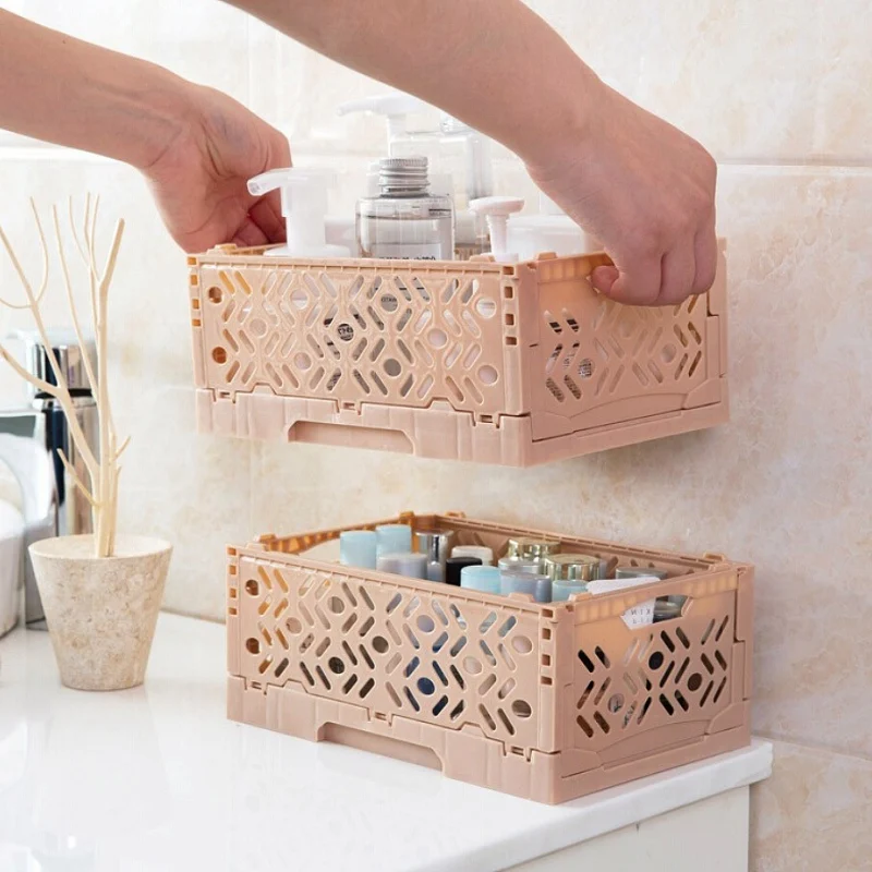 Составная настольная корзина для хранения коробка всякой всячины складная