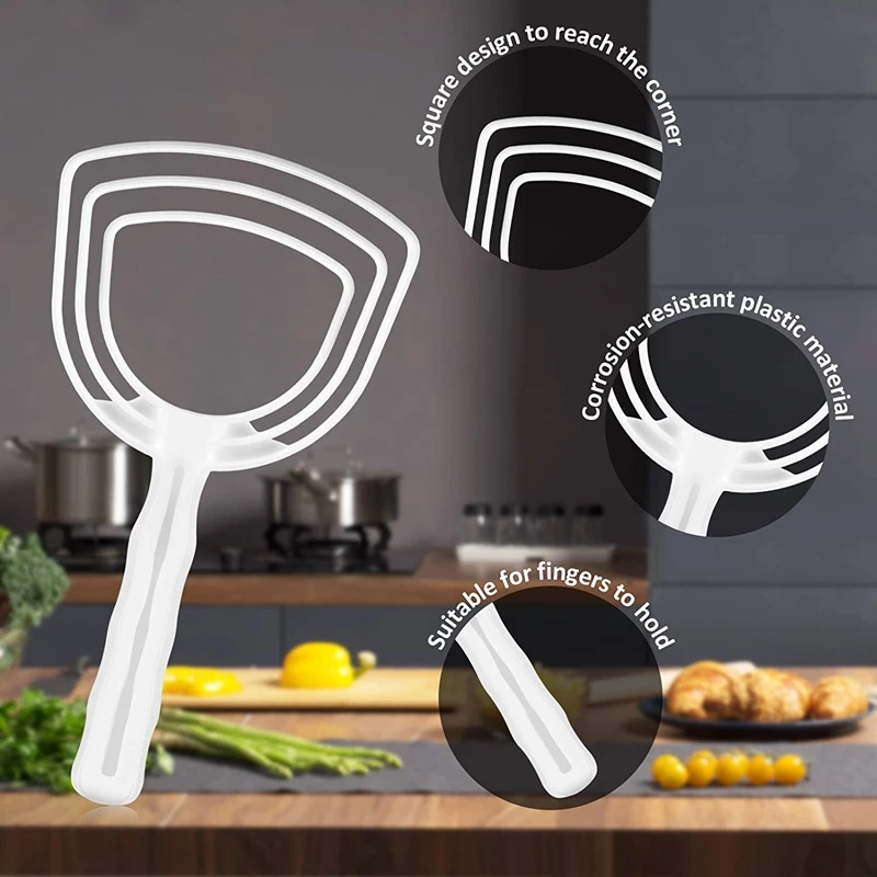 Скребок для мяса скребок удаления кости от пыли белый поликристаллический