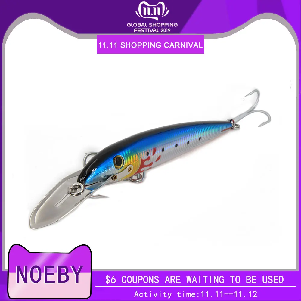 Рыболовные приманки NBL9904 Minnow приманка 185mm60g 225mm76g твердая искусственные