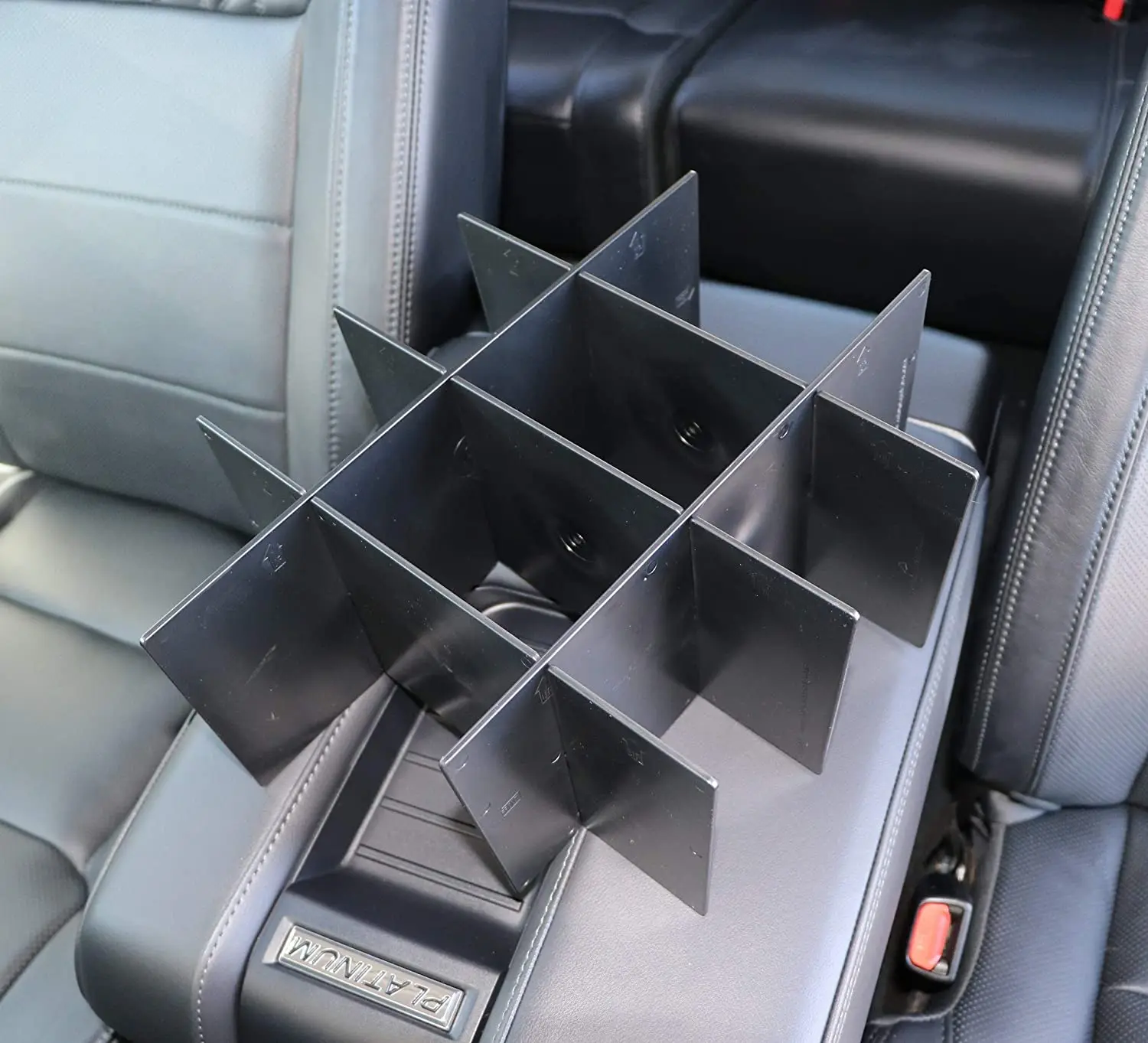 

Car Center Console Organizer Insert Board Interior Accessories For Toyota Tundra 2014-2020 Auto Console Tidying Armrest Box