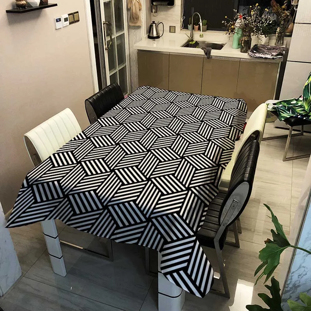 Клетчатая полосатая прямоугольная настольная Обложка квадратная фотообложка