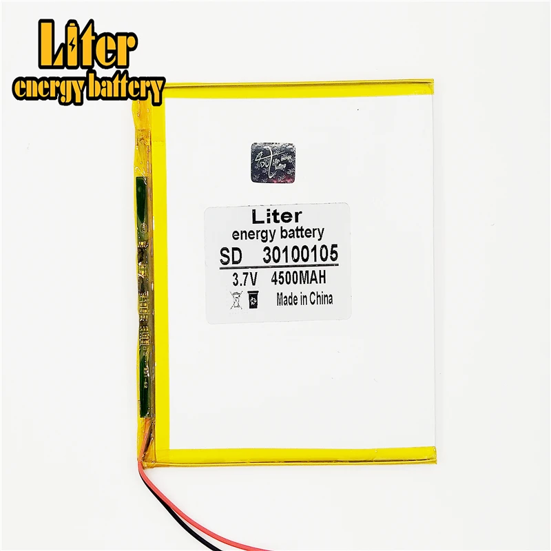 

best lithium polymer battery 30100105 3.7V 4500MAH mobile power DIY tablet