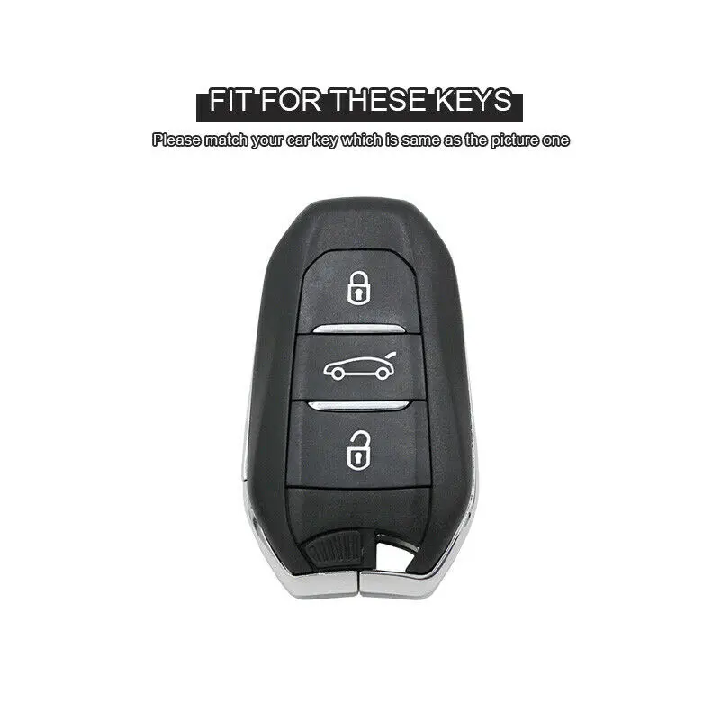 

New Soft TPU Car Key Case Full Cover For Peugeot 308 408 508 2008 3008 4008 5008 Citroen C4 C4L C6 C3-XR Smart Shell Accessories