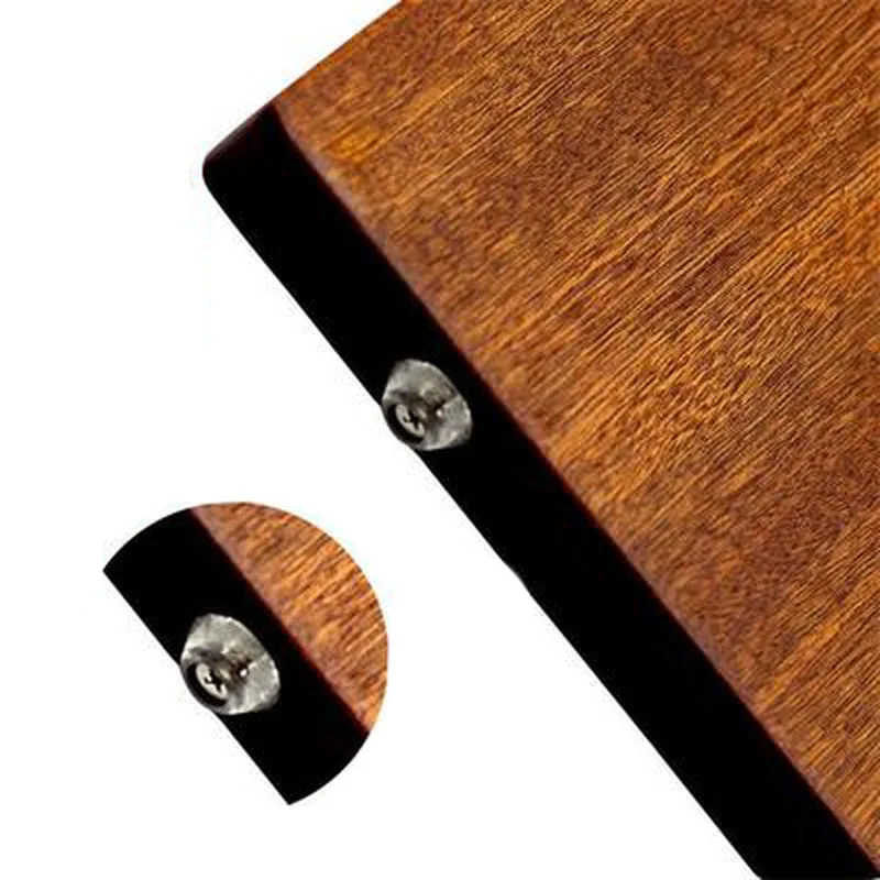 Деревянная разделочная доска высокого качества кухонная из черного дерева для