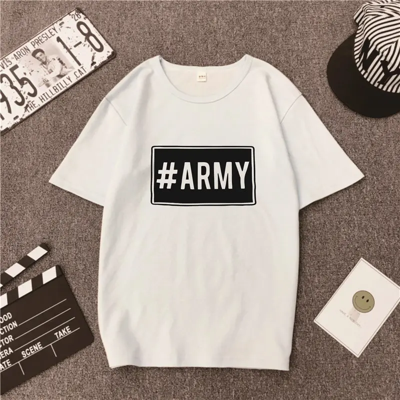 BANGTAN BOY # армейские фанаты крутые модные Графические футболки для женщин Kpop