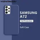 Чехол для Samsung A52 A72 A42 A12 5G S21 A21S A71 A51 4G A31 A41, чехол из жидкого силикона для Samsung S20 FE S21 Plus Ultra M51