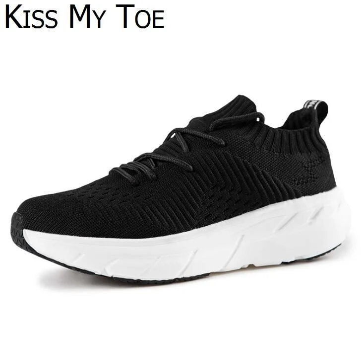 2019 весенние Повседневные Дышащие Сетчатые эластичные носки кроссовки Женская