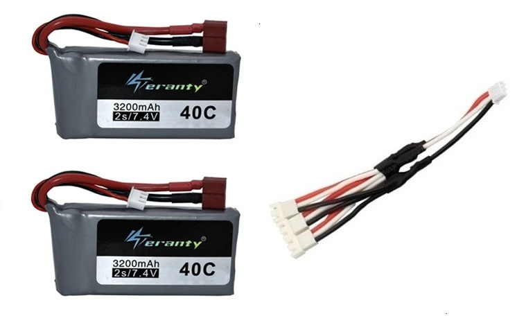 Обновление 3200mah 40C для Wltoys 12428 12423 RC четырехколесный внедорожный автомобиль 2s 7,4 v Lipo аккумулятор Feiyue 03 Q39 RC гоночный автомобиль - Цвет: Фиолетовый