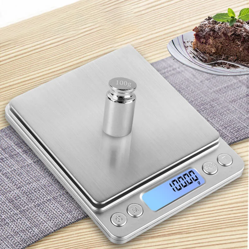 Кухонные весы с ЖК-дисплеем, портативные электронные цифровые весы, карманные весы для кухни, ювелирных изделий, весы, цифровые весы